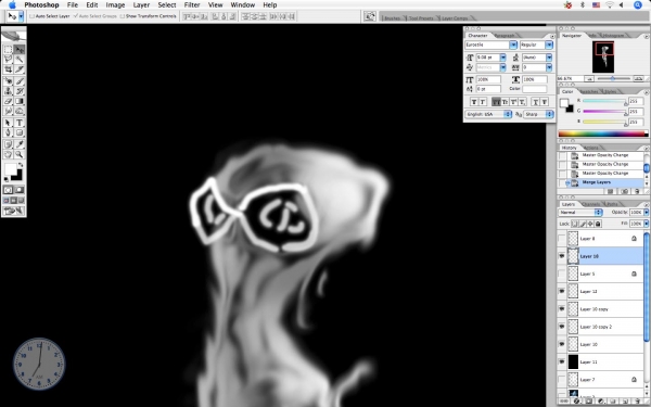 Creation of Smoky Women: Step 11
